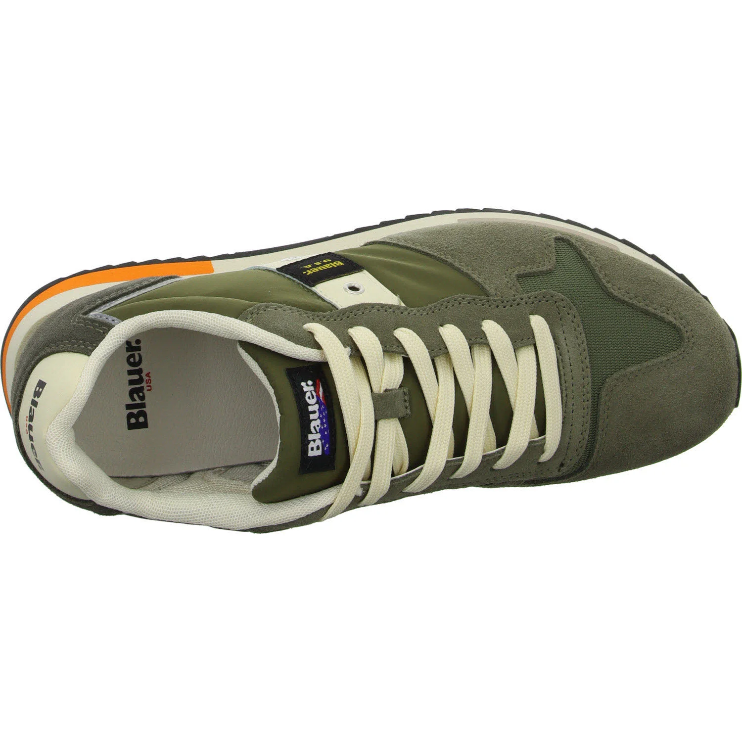 Blauer Herren Schnürschuhe S5QUEENS01/MES QUEENS military/beige normal