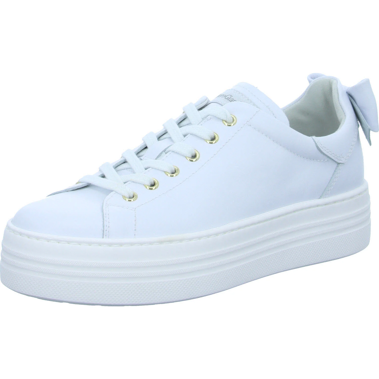 NeroGiardini Damen Schnürschuhe E306521D 707 E306521D bianco normal