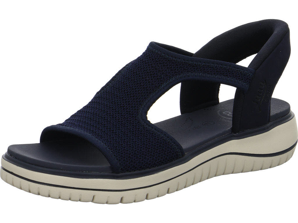 Jana Damen Sandalen 8-28775-46/805 8-28775-46 navy H (weit)
