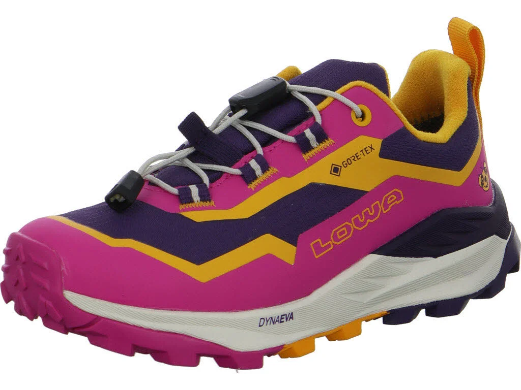 Lowa Kinderschuh zum Schlupfen 541520/5524 Fauli GTX Lo Jr pflaume/pink normal