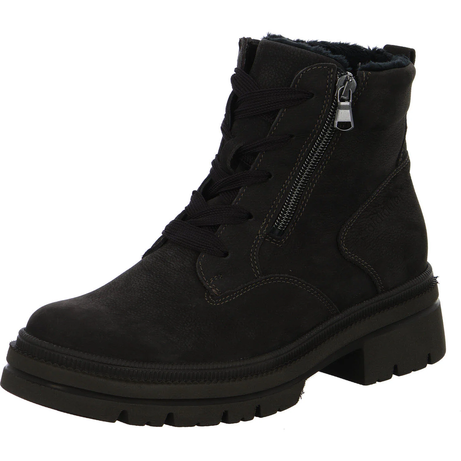 Waldläufer Damen Schnürstiefel warm 930802-190/166 H-Amara darkbrown H (weit)