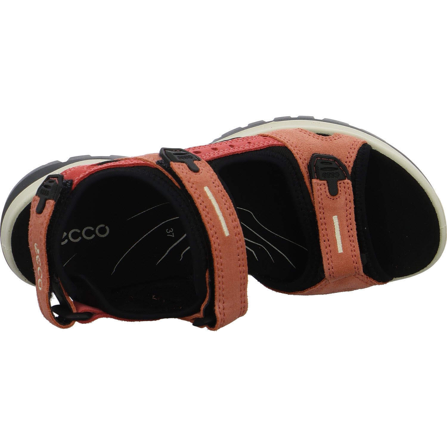Ecco Damen Sandalen 069563/61539 Offroad burnt coal/spiced coral normal