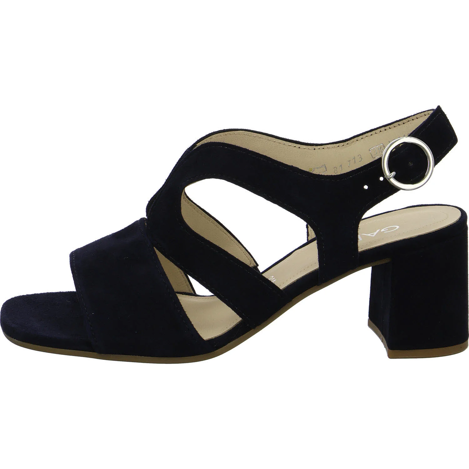 Gabor Damen Sandalen 81.713.16 81.713 dark blue F (schmal/normal)