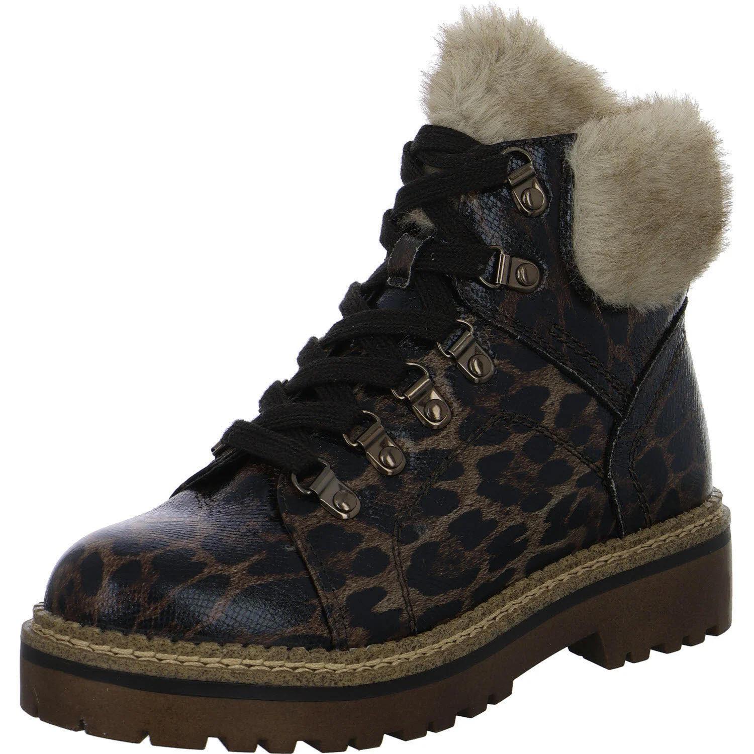 Element 2 von 8 (Bild) – Tamaris Damen Schnürstiefel warm 1-26263-43-36Z 1-26263-43 brown leopard normal
