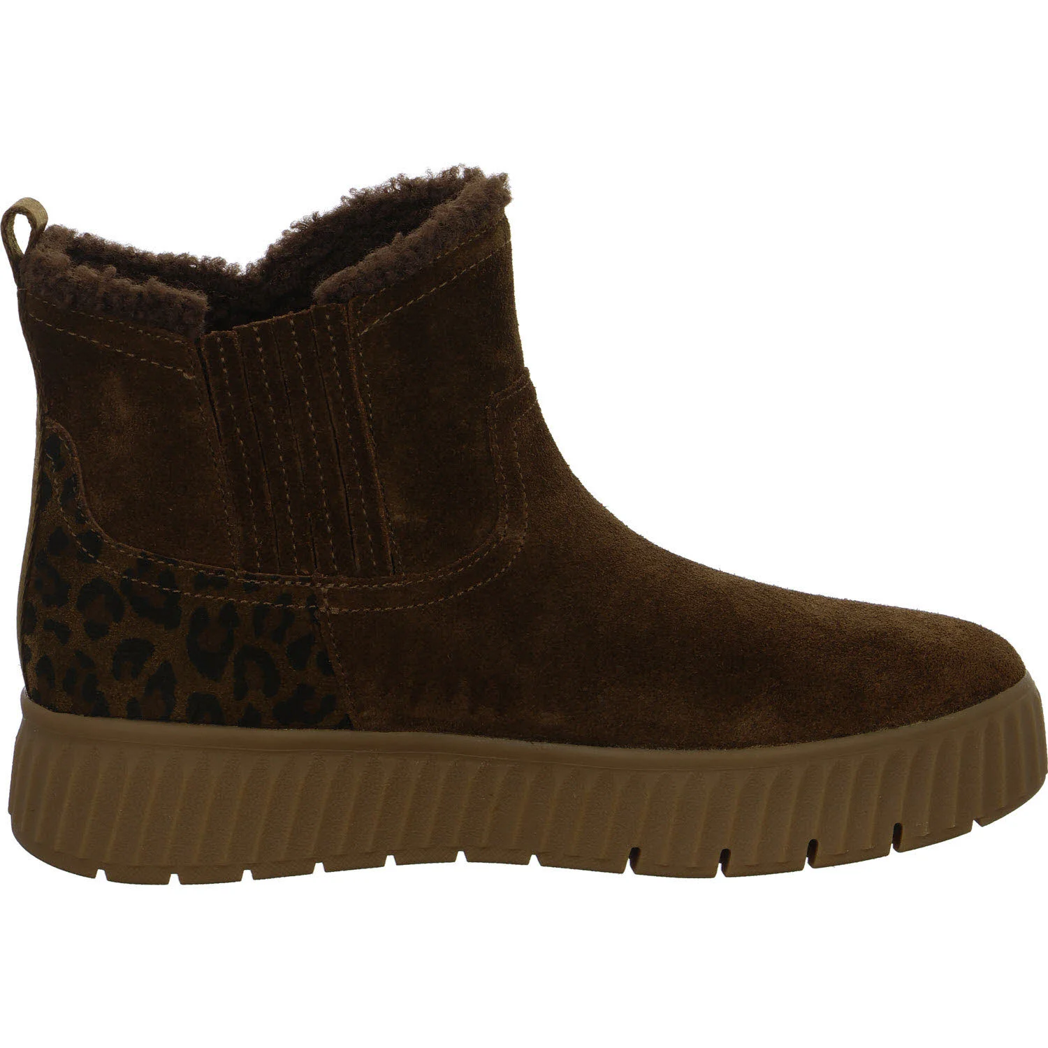 Tamaris Comfort Damen Stiefelette warm 8-86422-45-370 8-86422-45 tobacco/leo weit