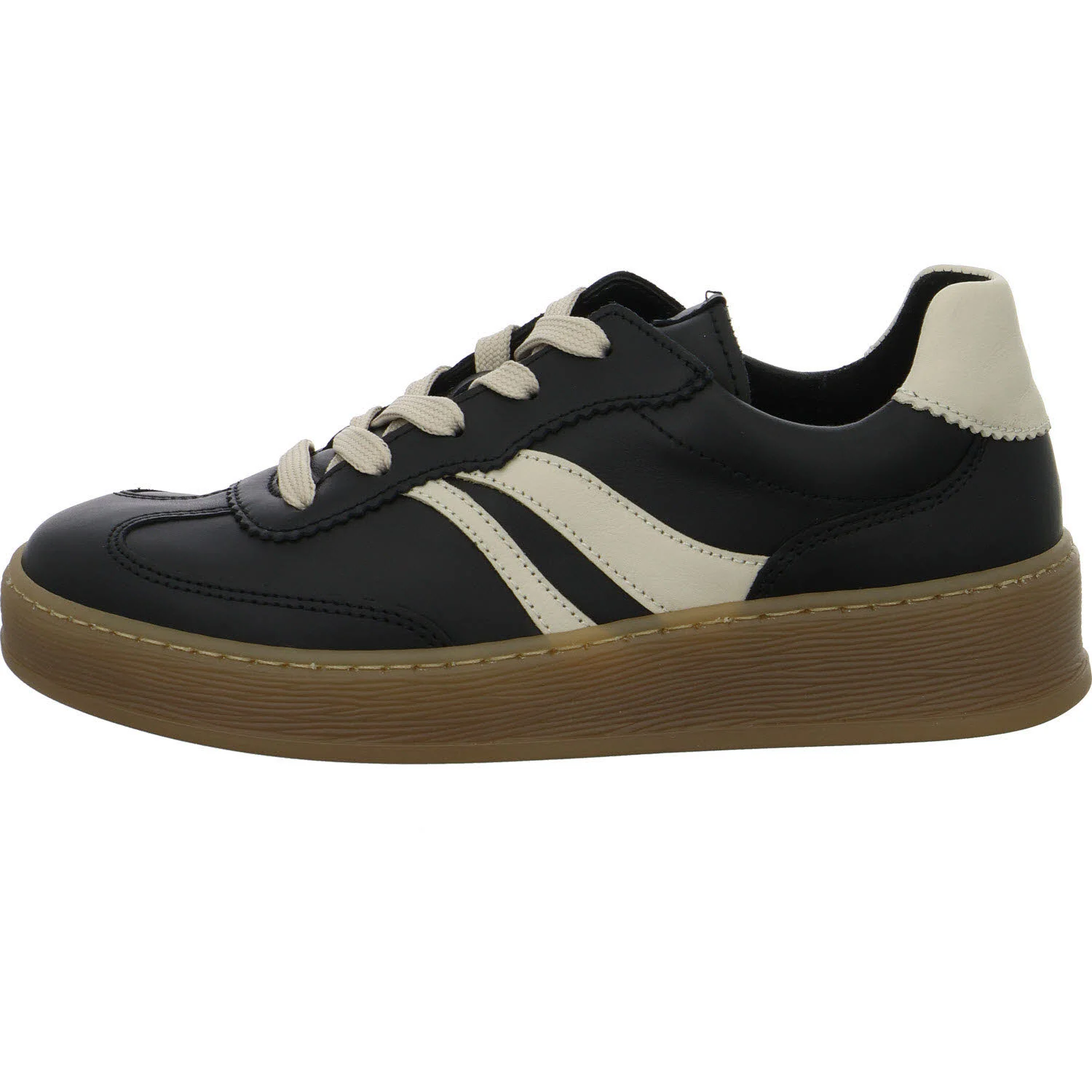 Gabor Damen Schnürschuhe 6018.01.003 6018.01 black/latte G (normal)