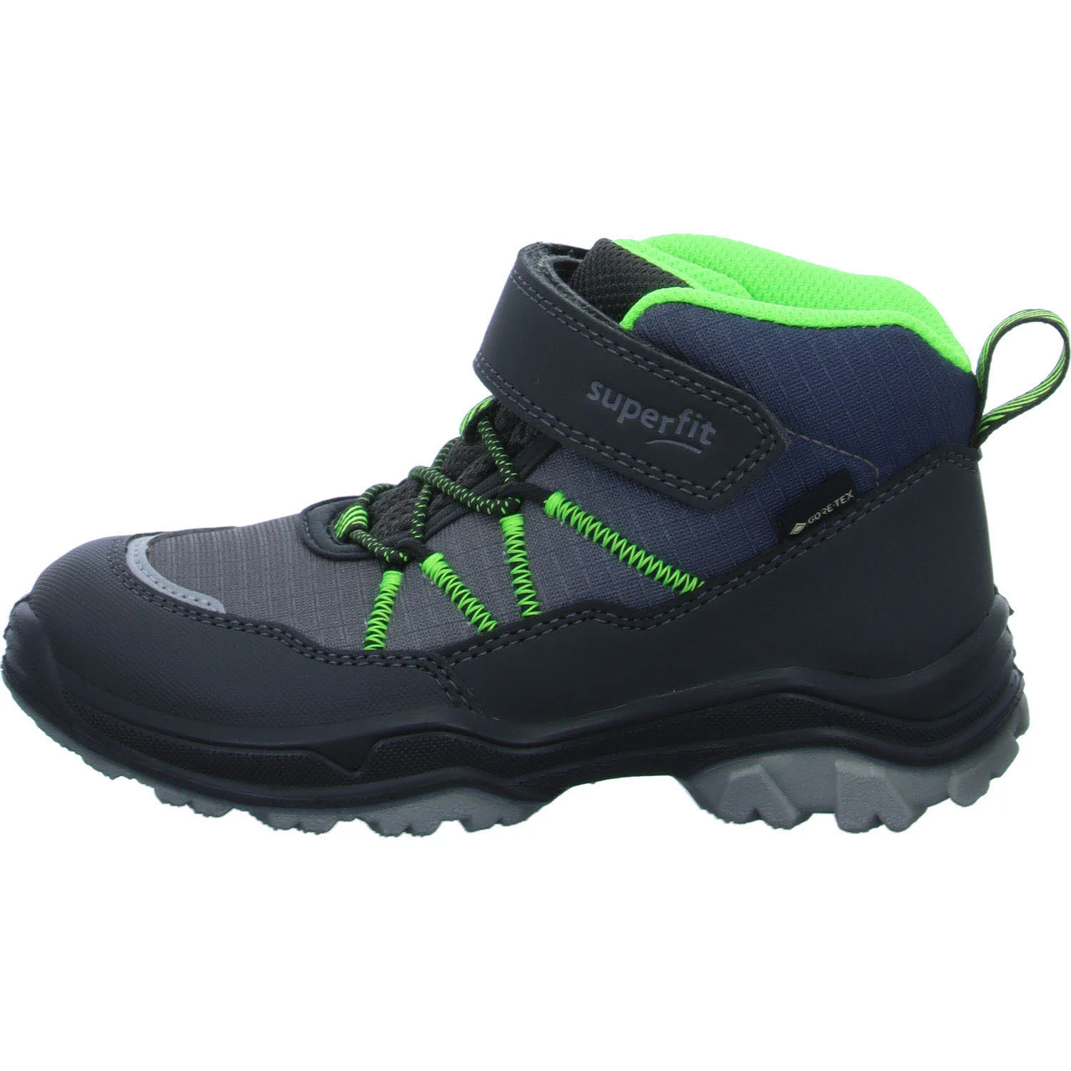Element 6 von 8 (Bild) – Superfit Kinder Winterstiefel 1-000055-2000 Jupiter grau/hellgrün WMS weit