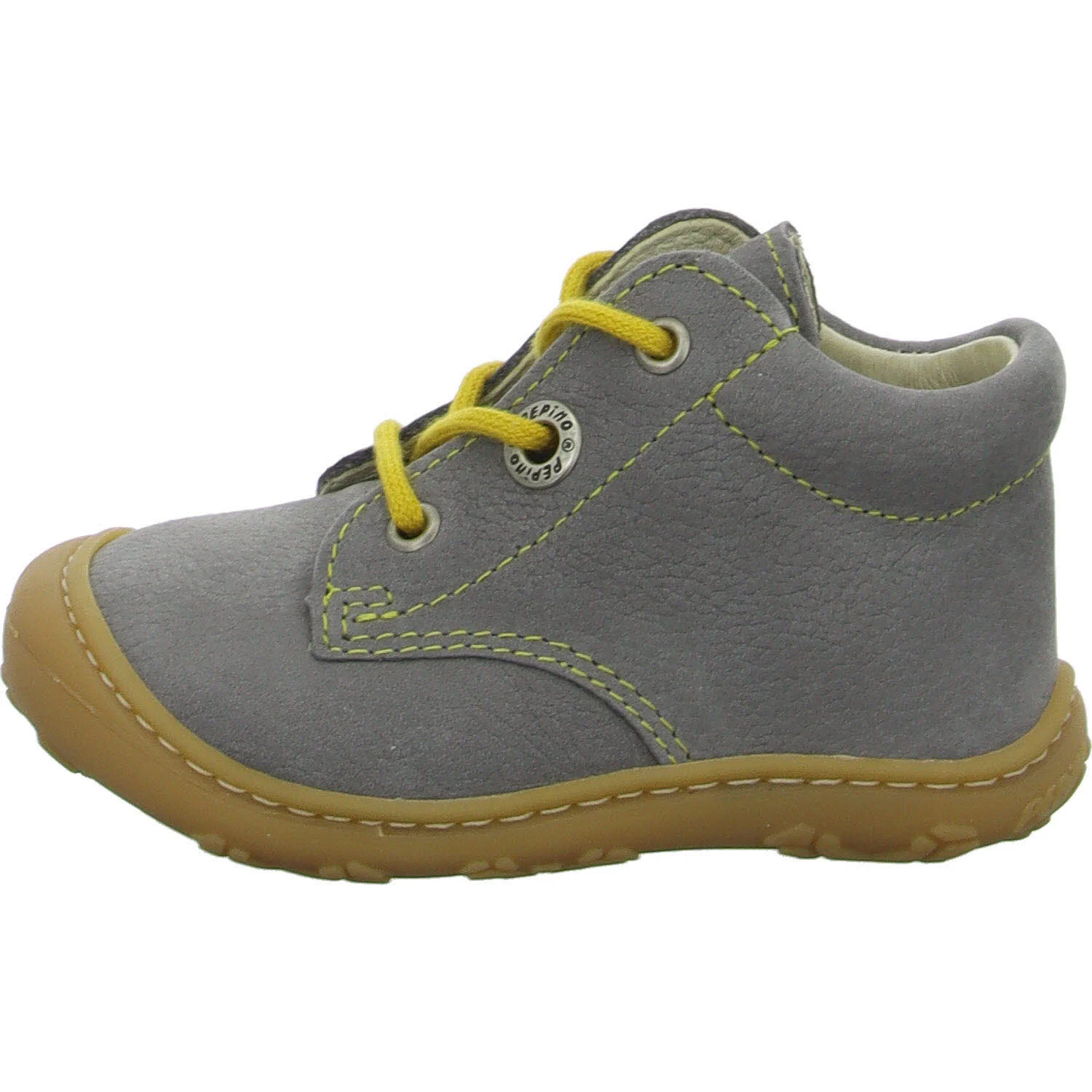 Ricosta Kinder Halbschuhe zum Schnüren 50 1200103/450 Cory graphit/gelb WMS weit
