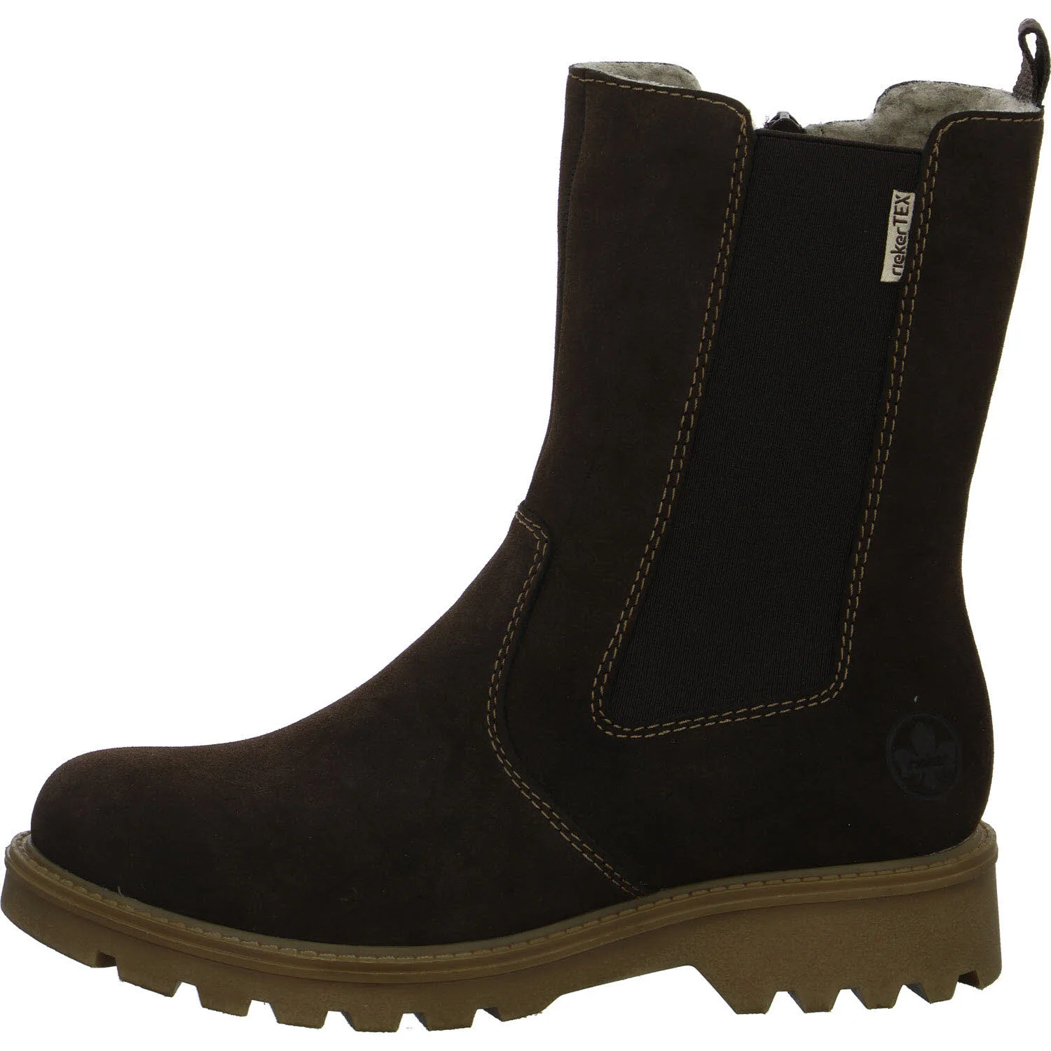 Element 6 von 8 (Bild) – Rieker Damen Stiefelette warm 73260-25 73260 rancho/dunkelbraun F 1/2 (normal)