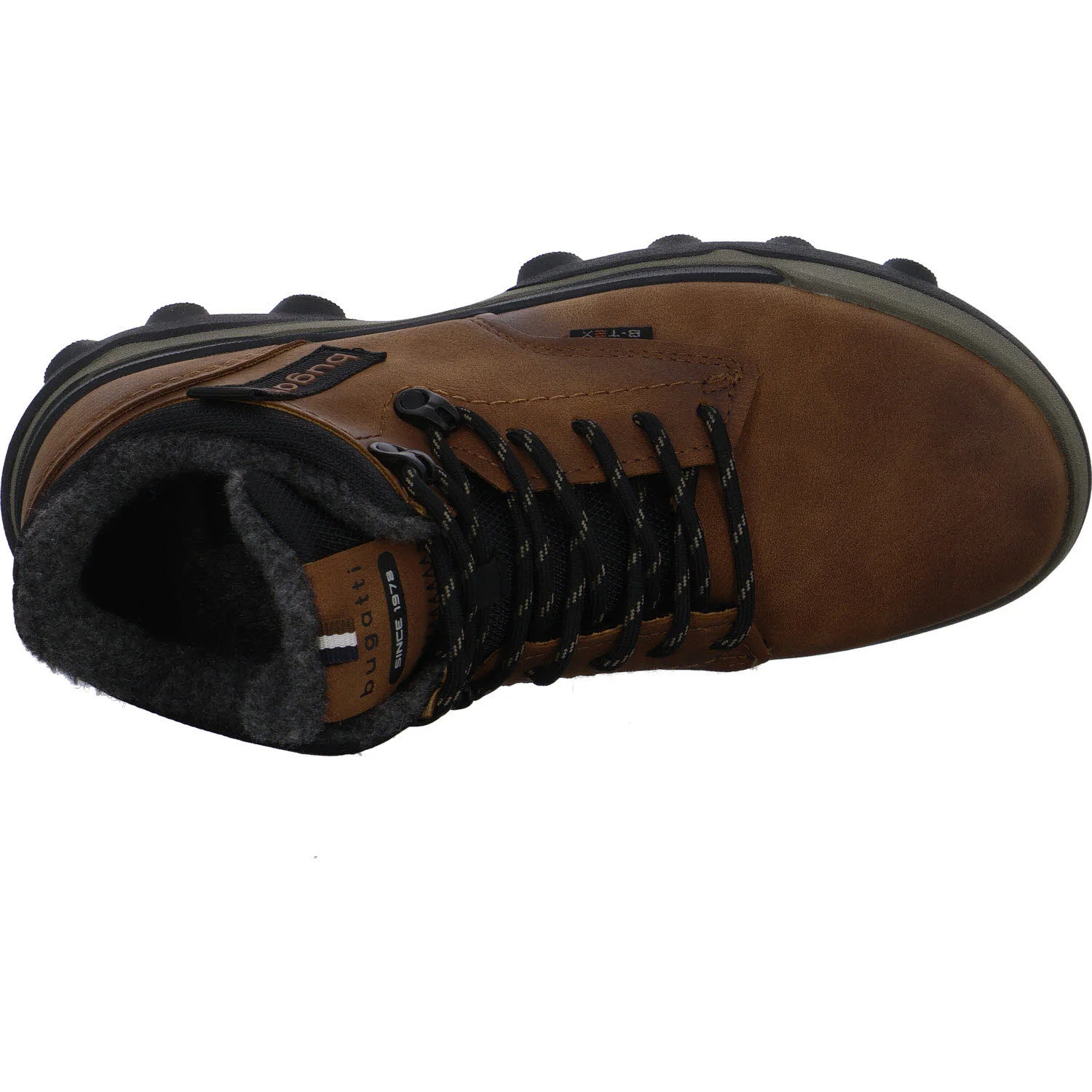 Bugatti men Herren Schnürstiefel 321284345900-6300 321284345900 cognac normal