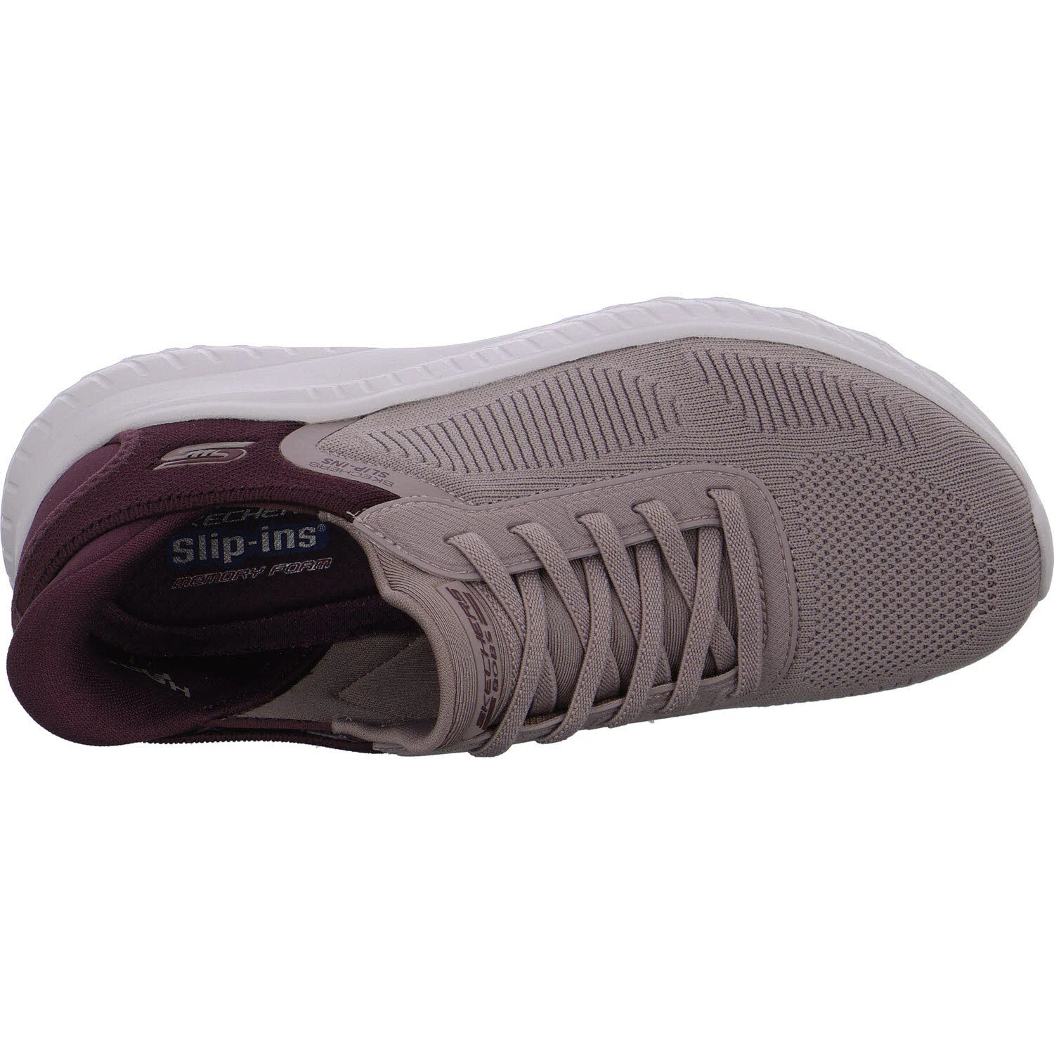 Skechers Damen Slipper 117497 LTMV BOBS Sport Squad Chaos - Current Muse light mauve normal