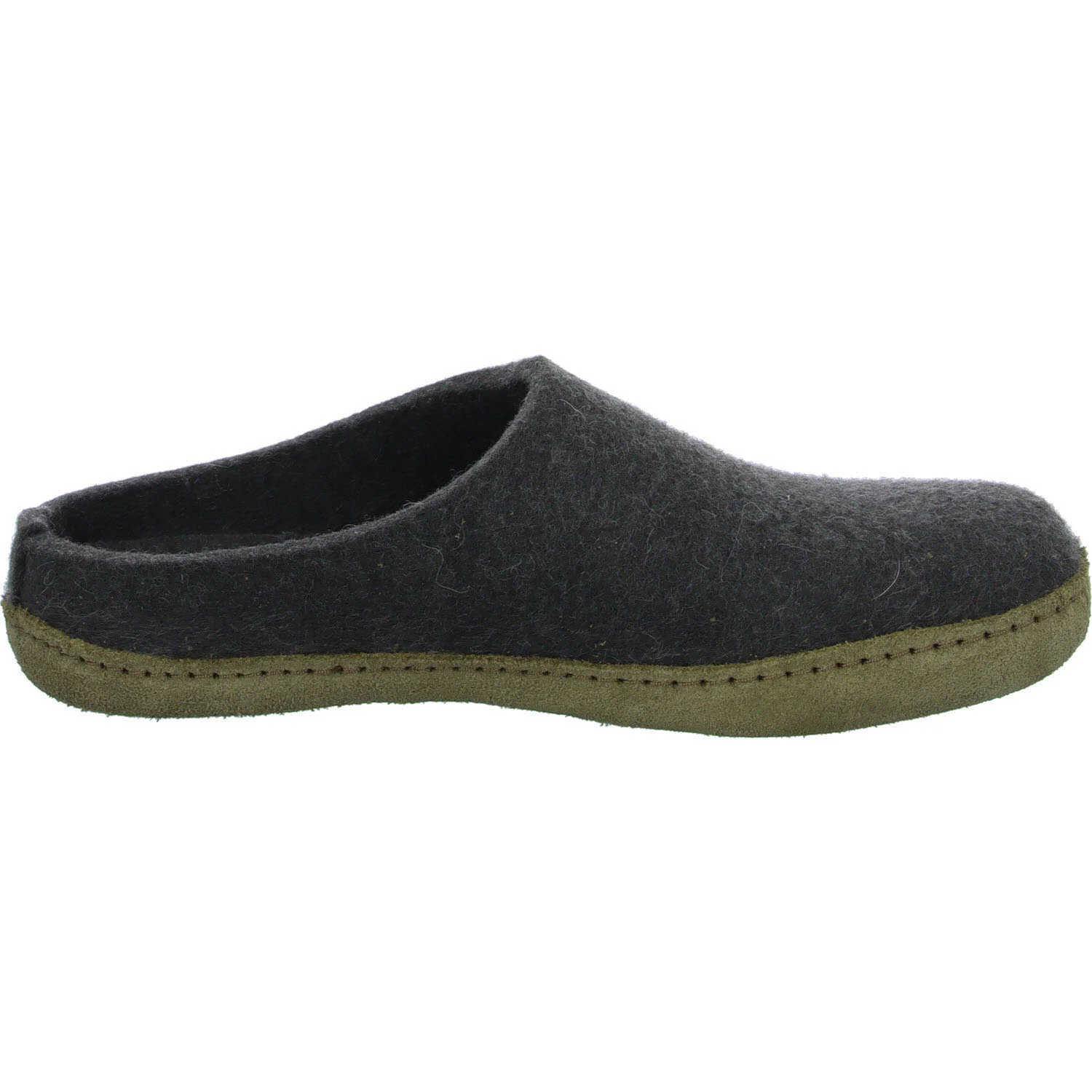 Haflinger Damen Winterpantoffel 211001-0-63 Emil´s Toffel braunmeliert normal