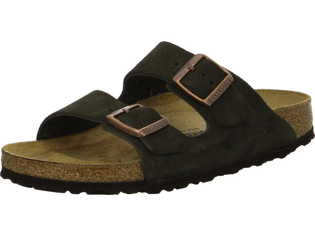 BIRKENSTOCK Pantoletten 1027083 Arizona Soft Footbed mocca schmal