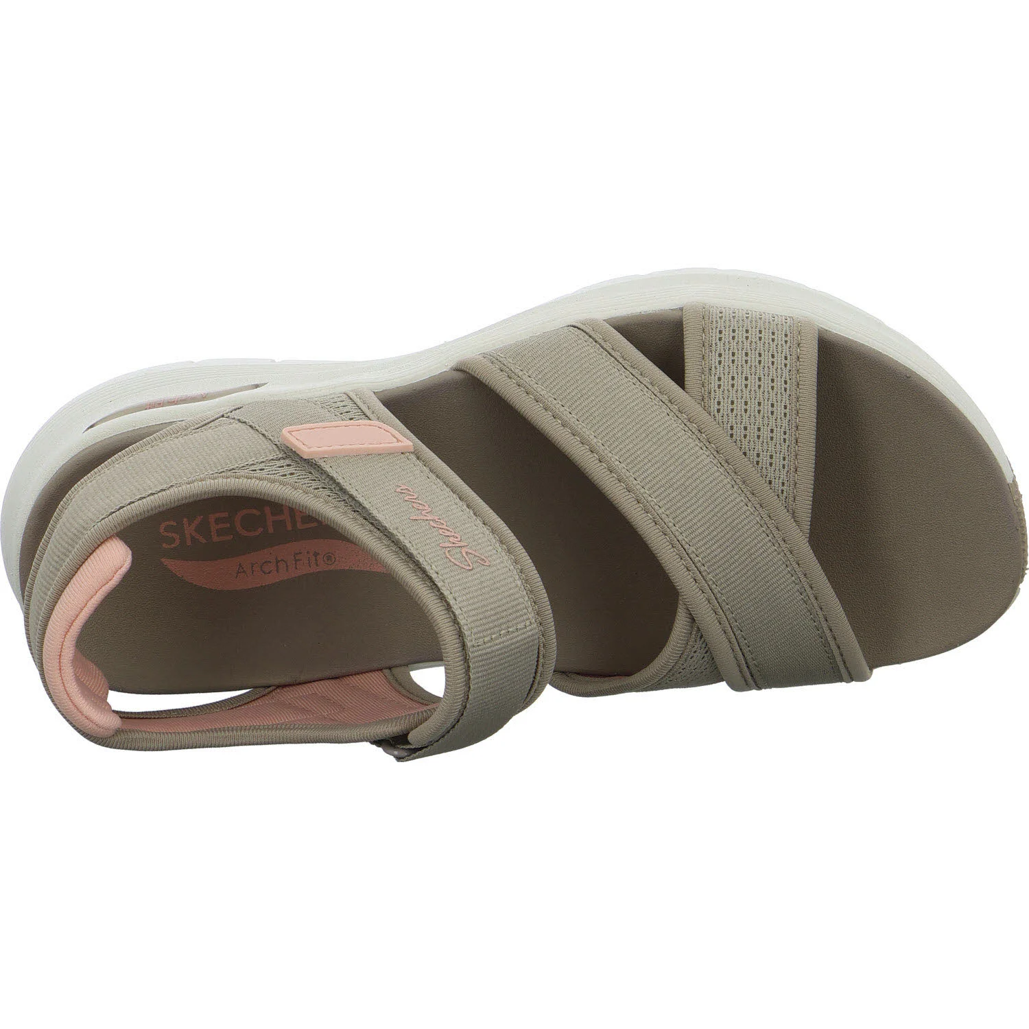 Skechers Damen Sandalen 164078 TPCL Arch Fit 2.0 Sandal - Feelin` Bright taupe/vcoral normal