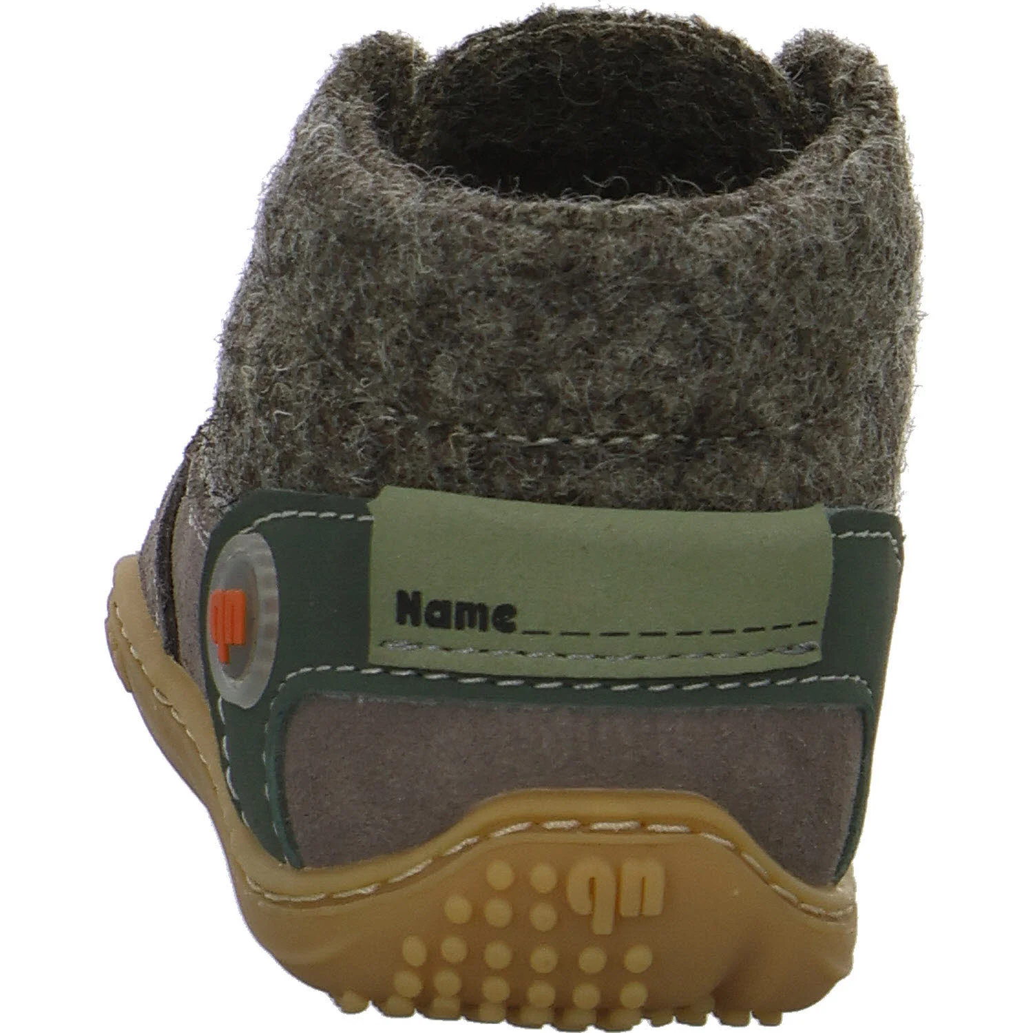 qnuffs Kinder Halbschuhe zum Schnüren QN 0010162/460 Weide meteor/salbei WMS mittel