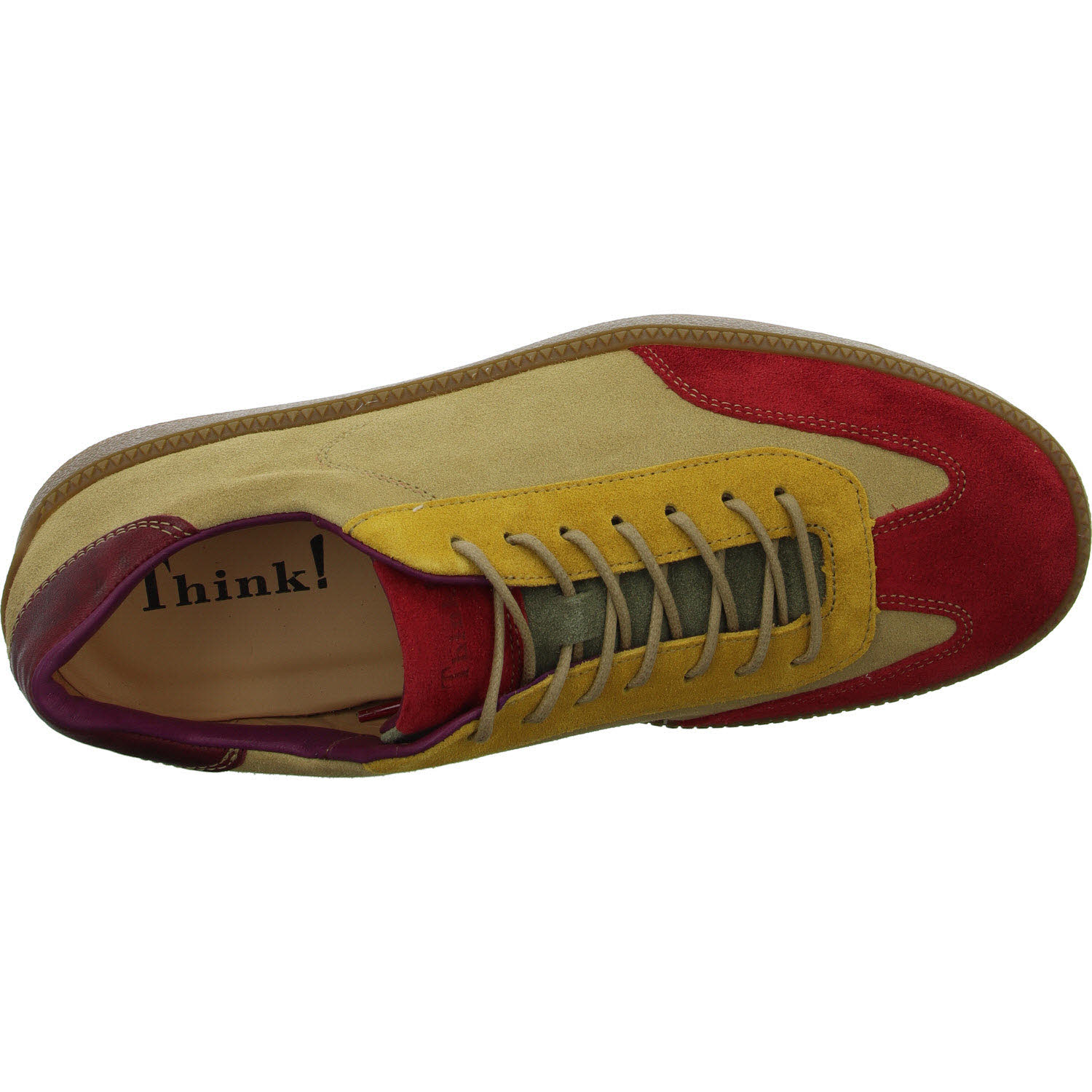 Think Herren Schnürschuhe 3-001108-5000 Turna He rosso/kombi G 1/2 (normal)