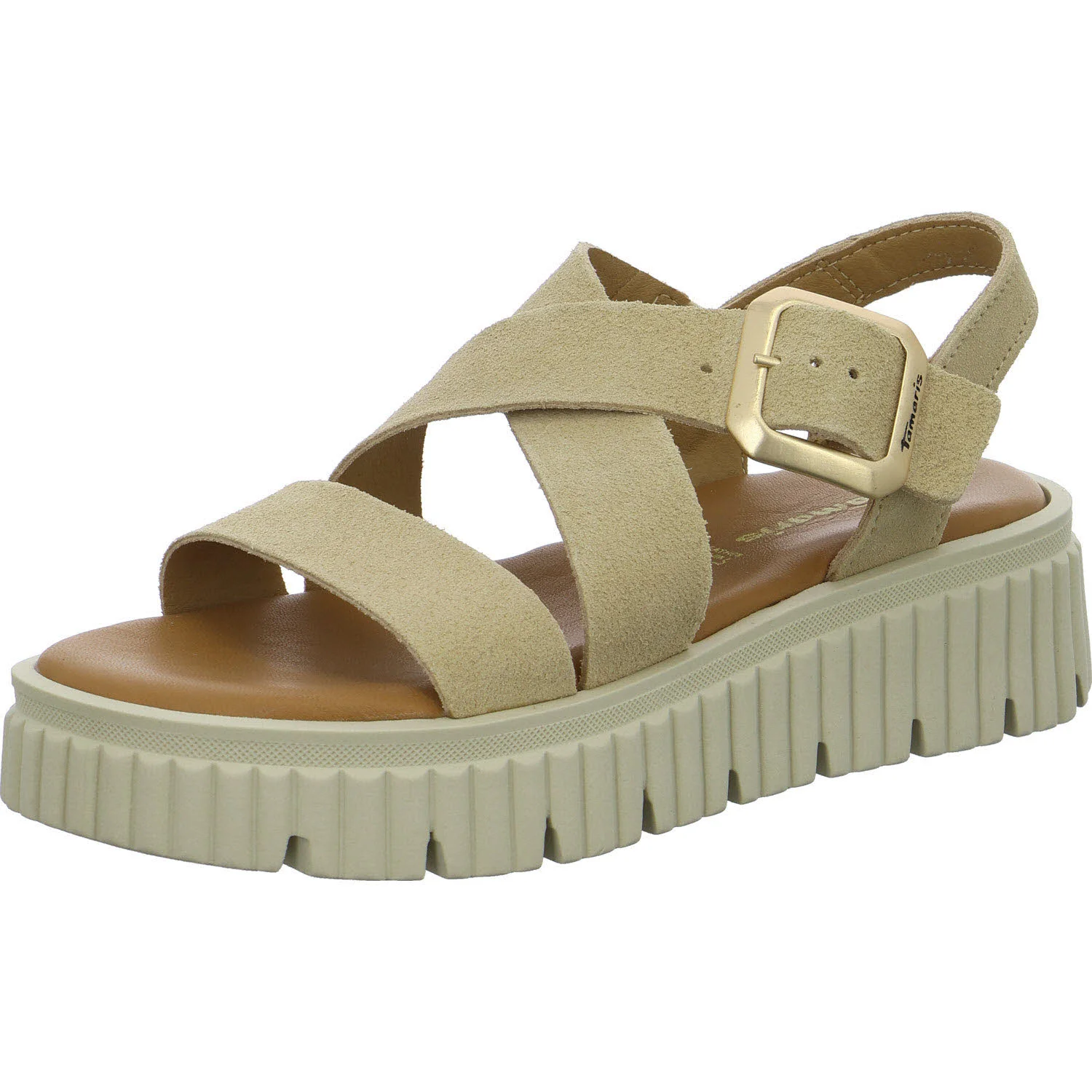 Tamaris Damen Sandalen 1-28705-44/400 1-28705-44 beige normal