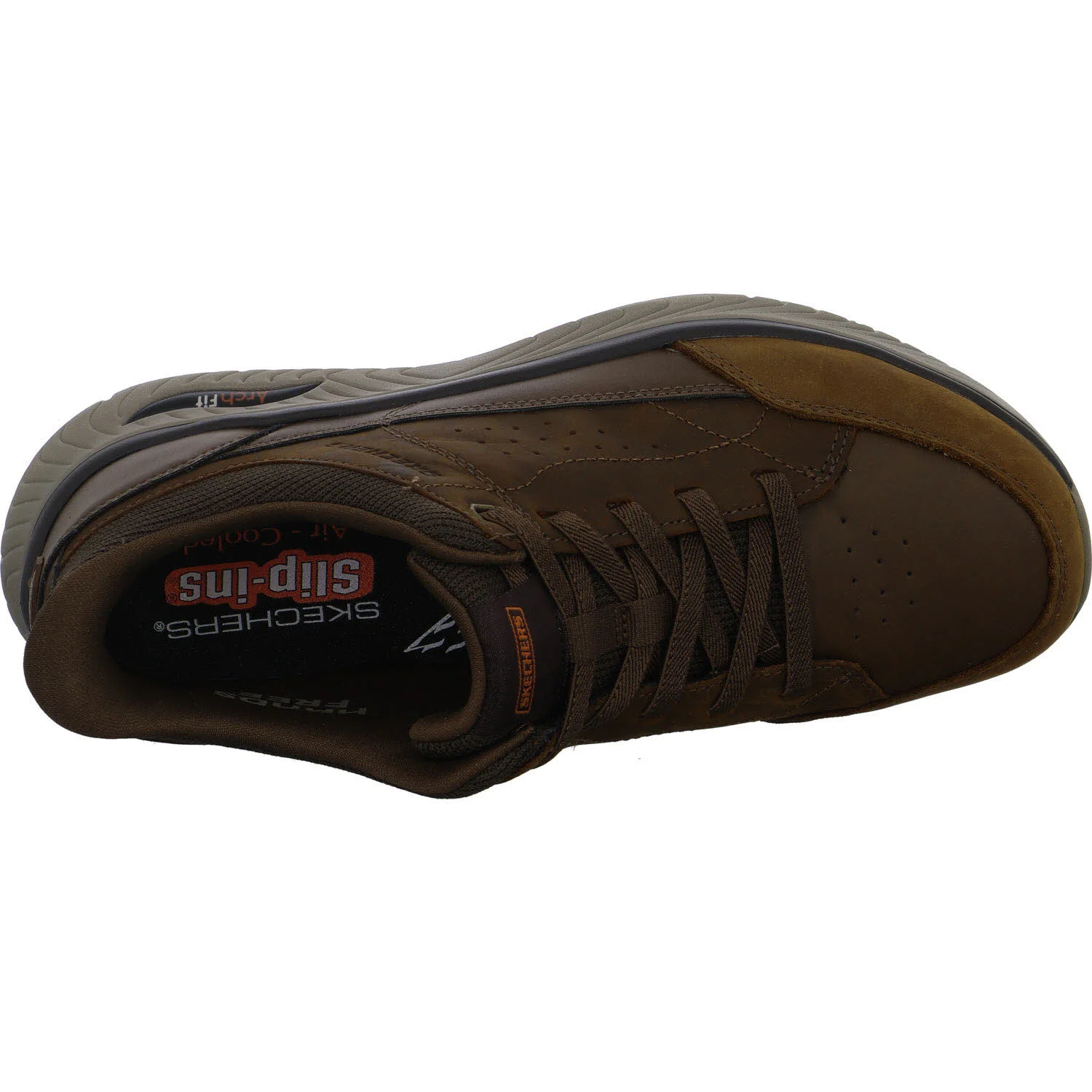 Skechers Herren Slipper 205656 CDB Arch Fit Cross - Felix dark brown normal
