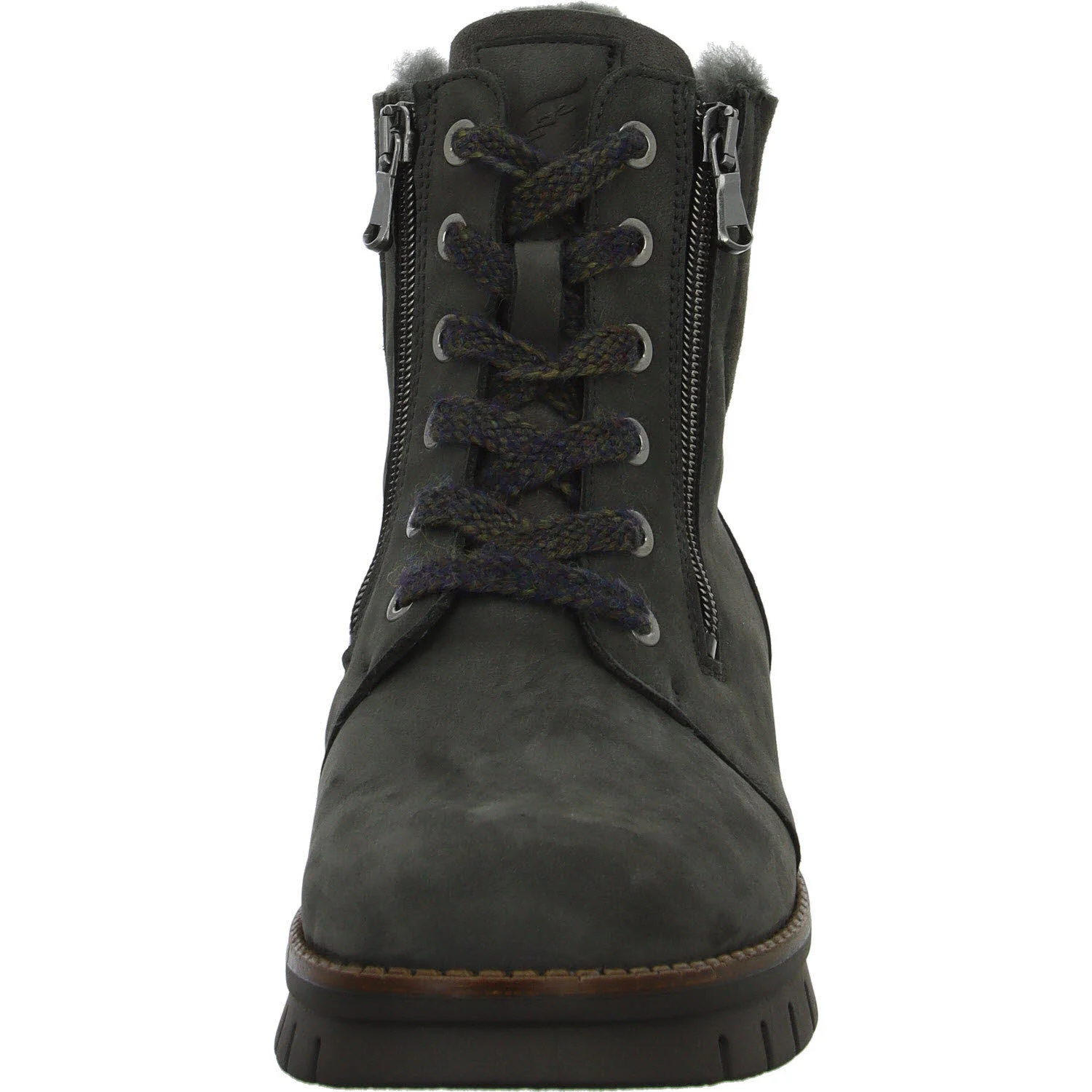 Waldläufer Damen Schnürstiefel warm 975901-200/052 H-Xara carbon H (weit)