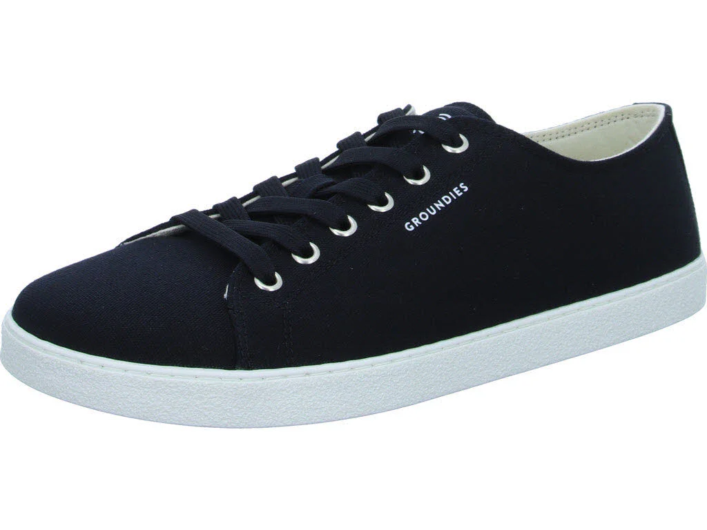 Groundies Schnürschuh 230177-01 Lima Men black weit