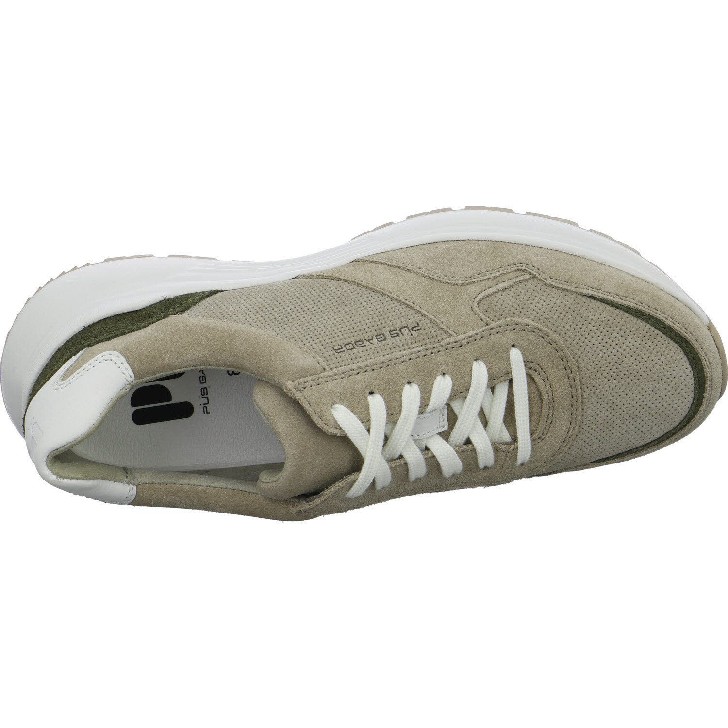 PIUS Gabor Herren Schnürschuhe 1079.10.03 1079.10 beige/fern/white G 1/2 (normal)