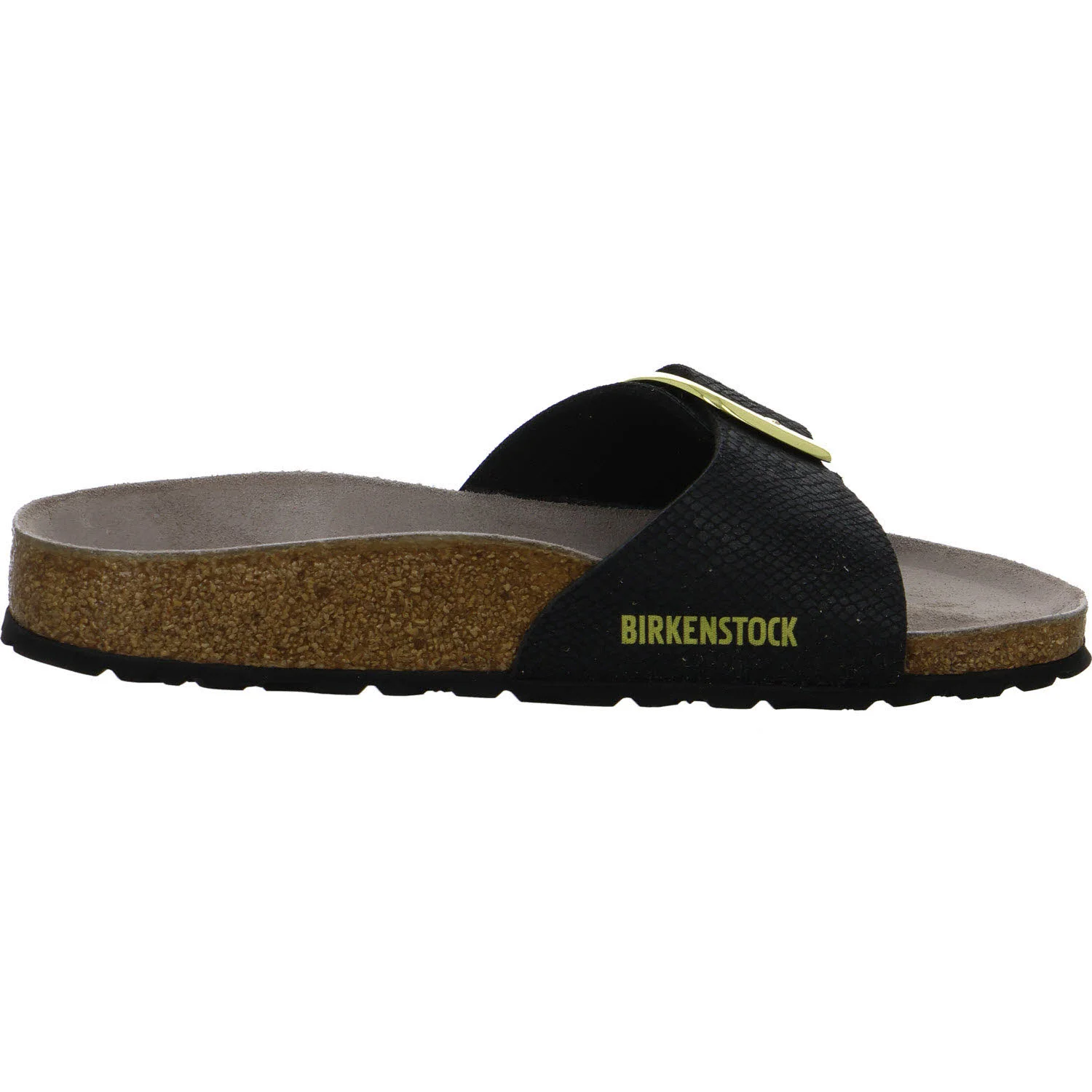 BIRKENSTOCK Pantoletten 1032965 Madrid Big Buckle python black schmal