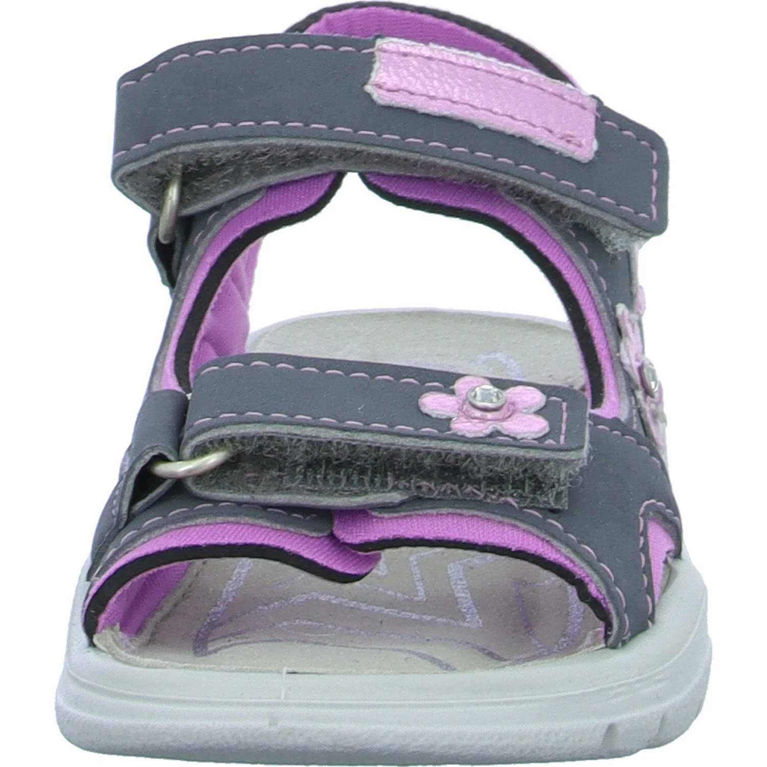 Element 3 von 8 (Bild) – Ricosta Kinder Sandalen 50 6701000/450 Carmen graphit/rosada WMS mittel