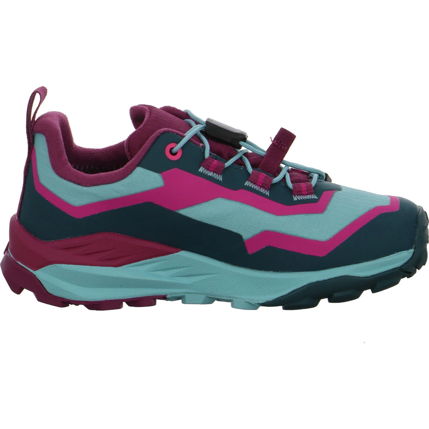 Lowa Kinderschuh zum Schlupfen 541520/7425 Fauli GTX Lo Jr petrol/pink normal