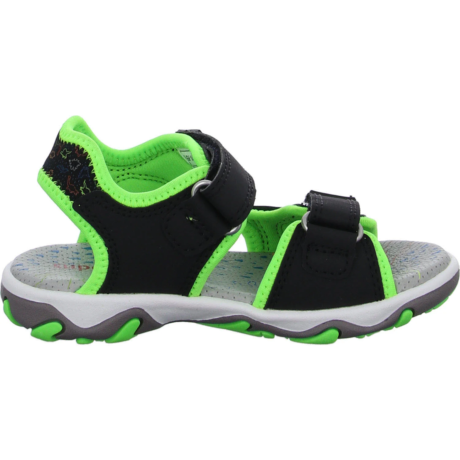 Element 6 von 6 (Bild) – Superfit Kinder Sandalen 1-009472-0000 Mike 3.0 schwarz/hellgrün WMS mittel