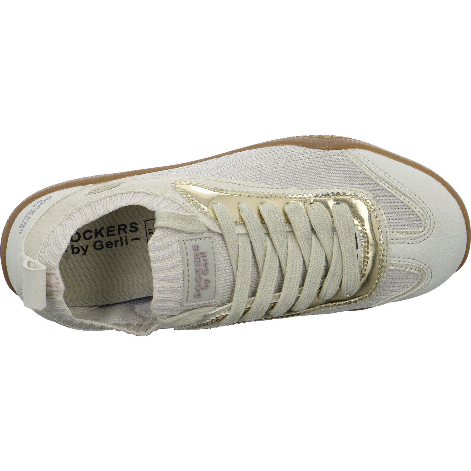 Dockers by Gerli Slipper 53GE215702512 53GE215702 offwhite/grau normal
