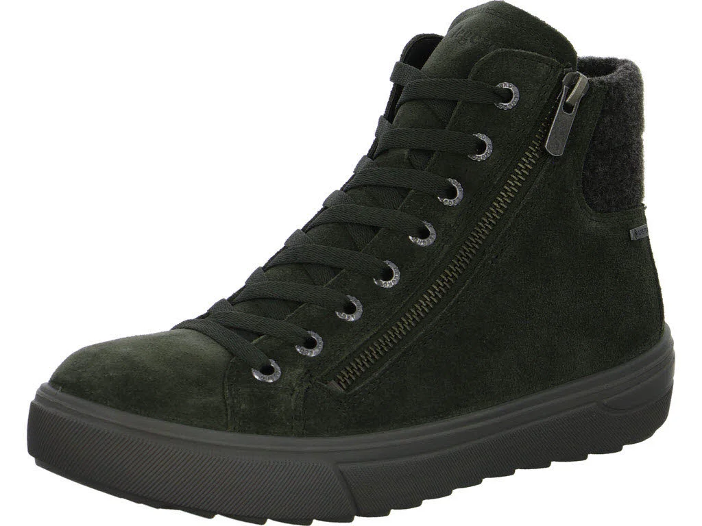 Legero Damen Schnürstiefel warm 2-000476-7950 Milena bean green (grün) H (weit)