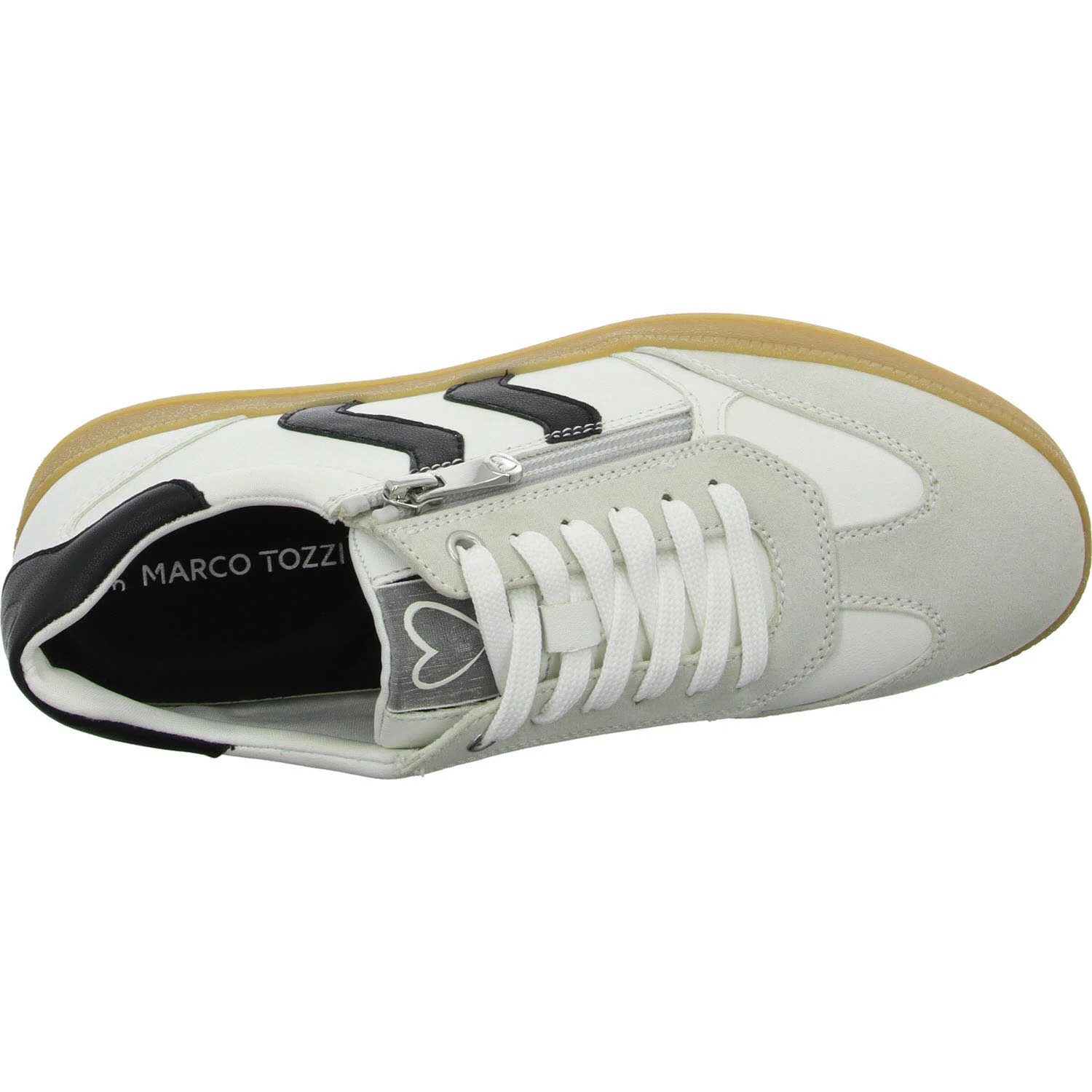 Element 8 von 8 (Bild) – Marco Tozzi Damen Schnürschuhe 2-23739-44/110 2-23739-44 white/black normal