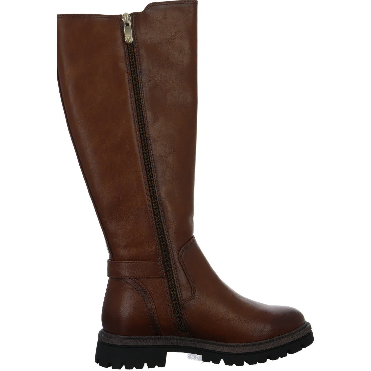 Marco Tozzi Damen Langschaftstiefel 2-25610-47-392 2-25610-47 cognac comb normal