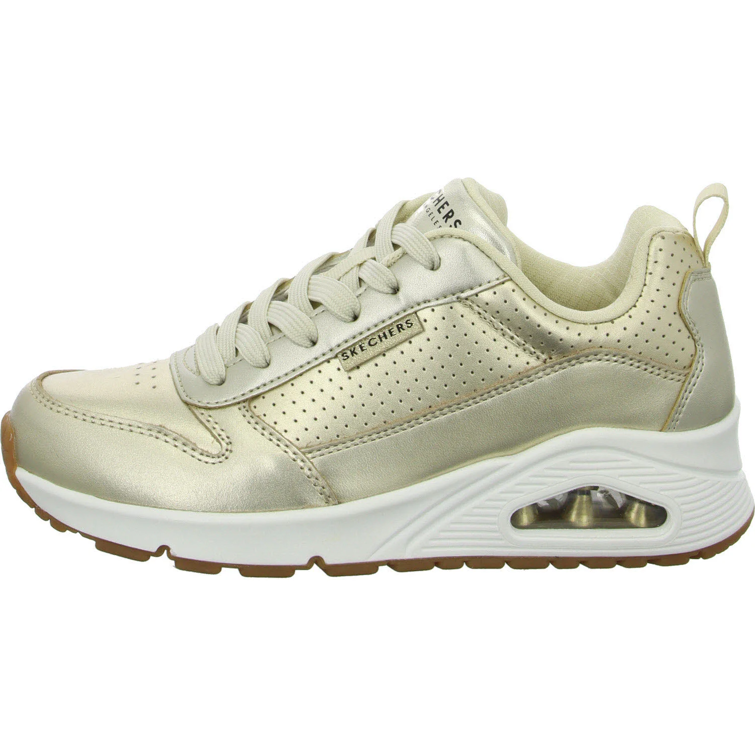 Element 6 von 8 (Bild) – Skechers Damen Schnürschuhe 177109 CHMP Uno - Metallixs champagne normal