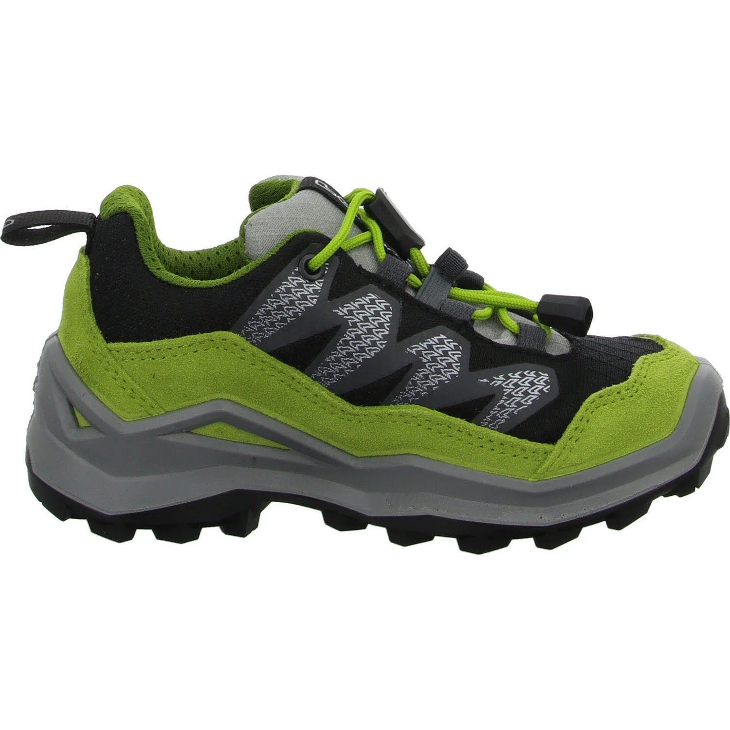 Element 7 von 8 (Bild) – Lowa Kinderschuh zum Schlupfen 641627/9903 Maddox Pro GTX Lo Jr schwarz/limone normal