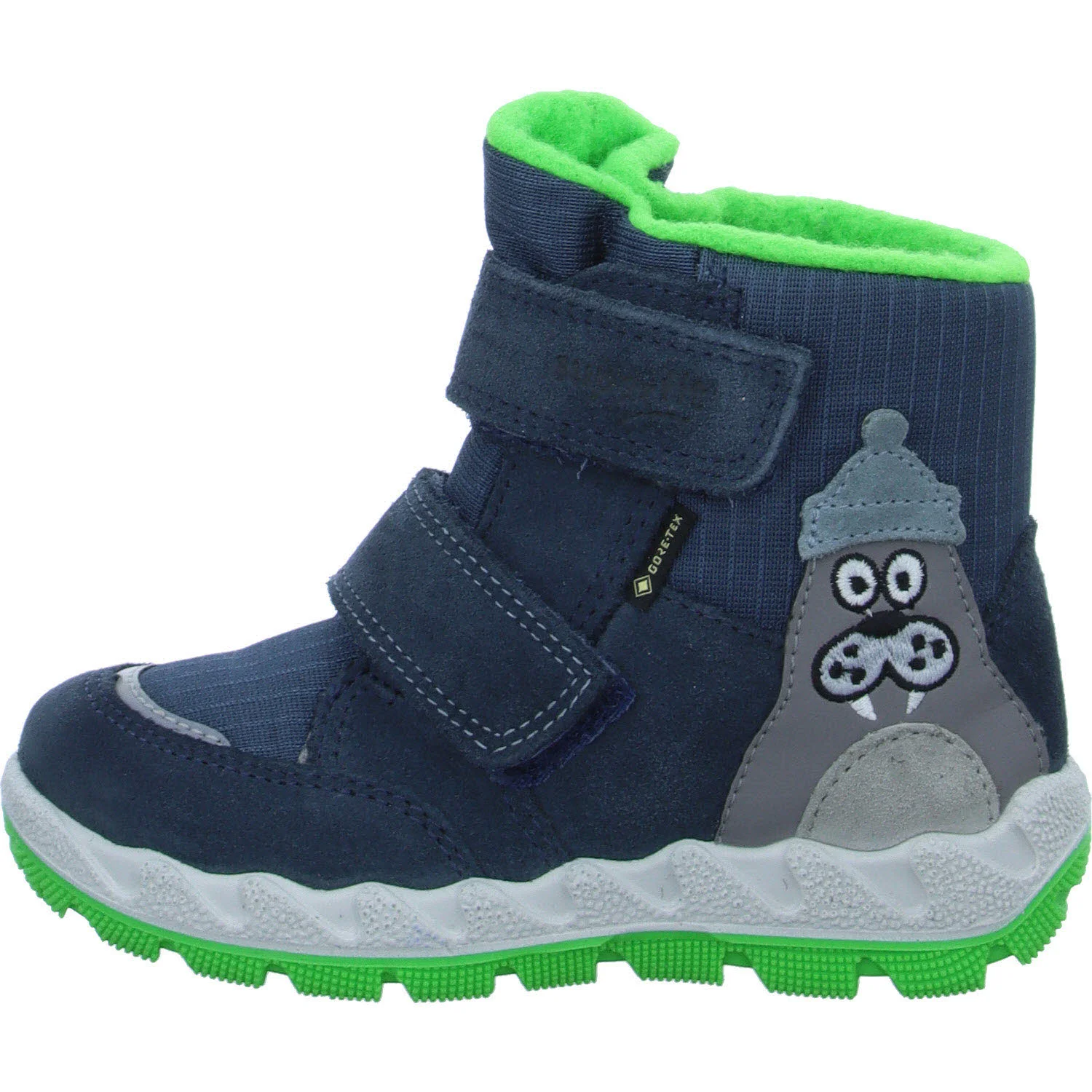 Element 6 von 8 (Bild) – Superfit Kinder Winterstiefel 1-006014-8000 ICEBIRD BLAU/GRÜN WMS weit
