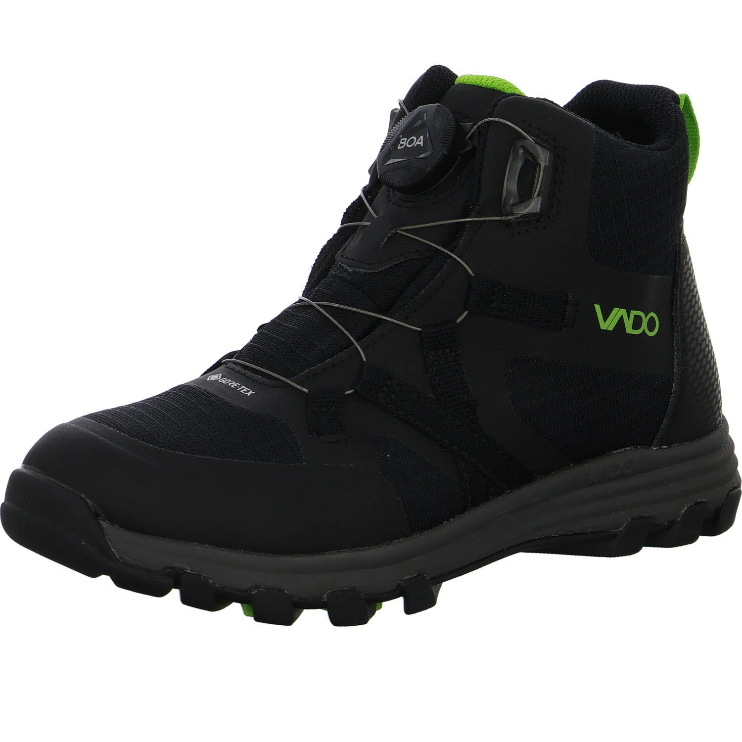 VADO Kinder Winterstiefel 81201-1200/015 HIKER Mid BOA GTX black/apple normal