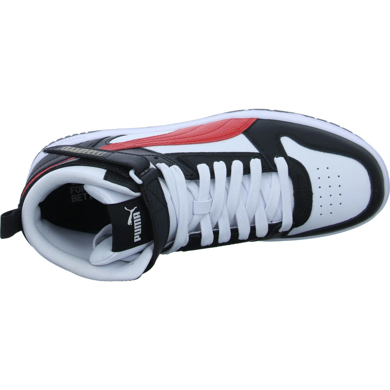 Puma Herren Schnürstiefel 385839/005 RBD GAME PUMA WHITE-HIGH RISK normal