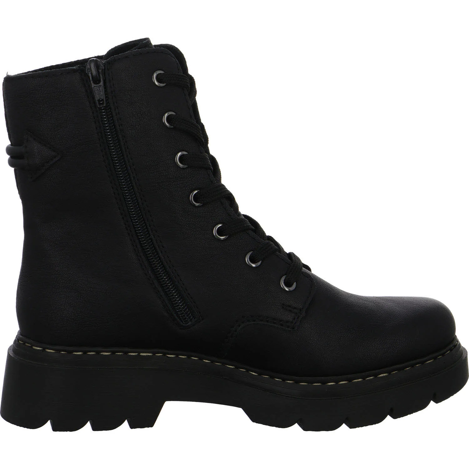 Element 7 von 8 (Bild) – Rieker Damen Schnürstiefel 76724-00 76724 schwarz/braun/schwarz F (normal)