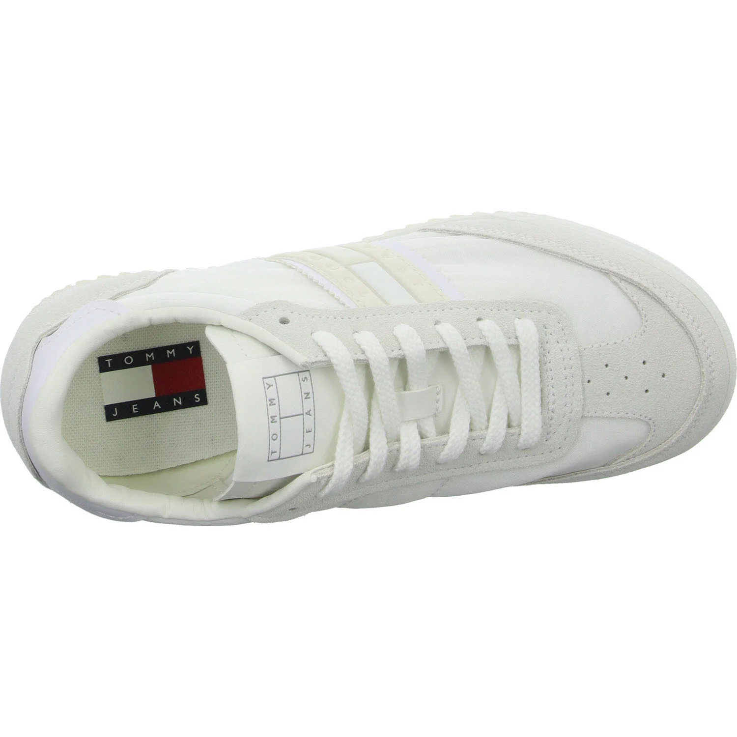 Tommy Jeans Damen Schnürschuhe EN0EN02717YBL TJW RETRO RUNNER CLEATED ecru normal