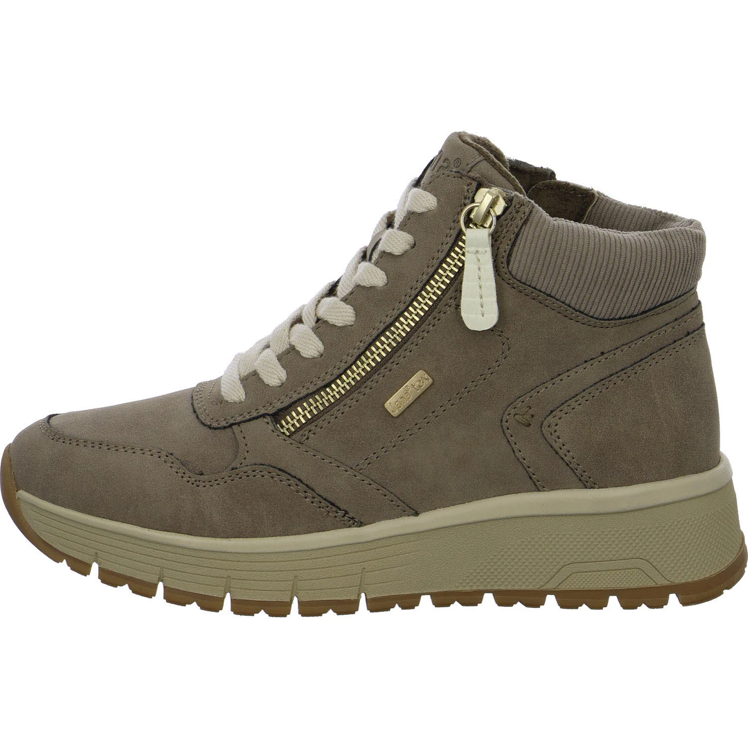 Jana Damen Schnürstiefel 8-26268-45-324 8-26268-45 pepper H (weit)