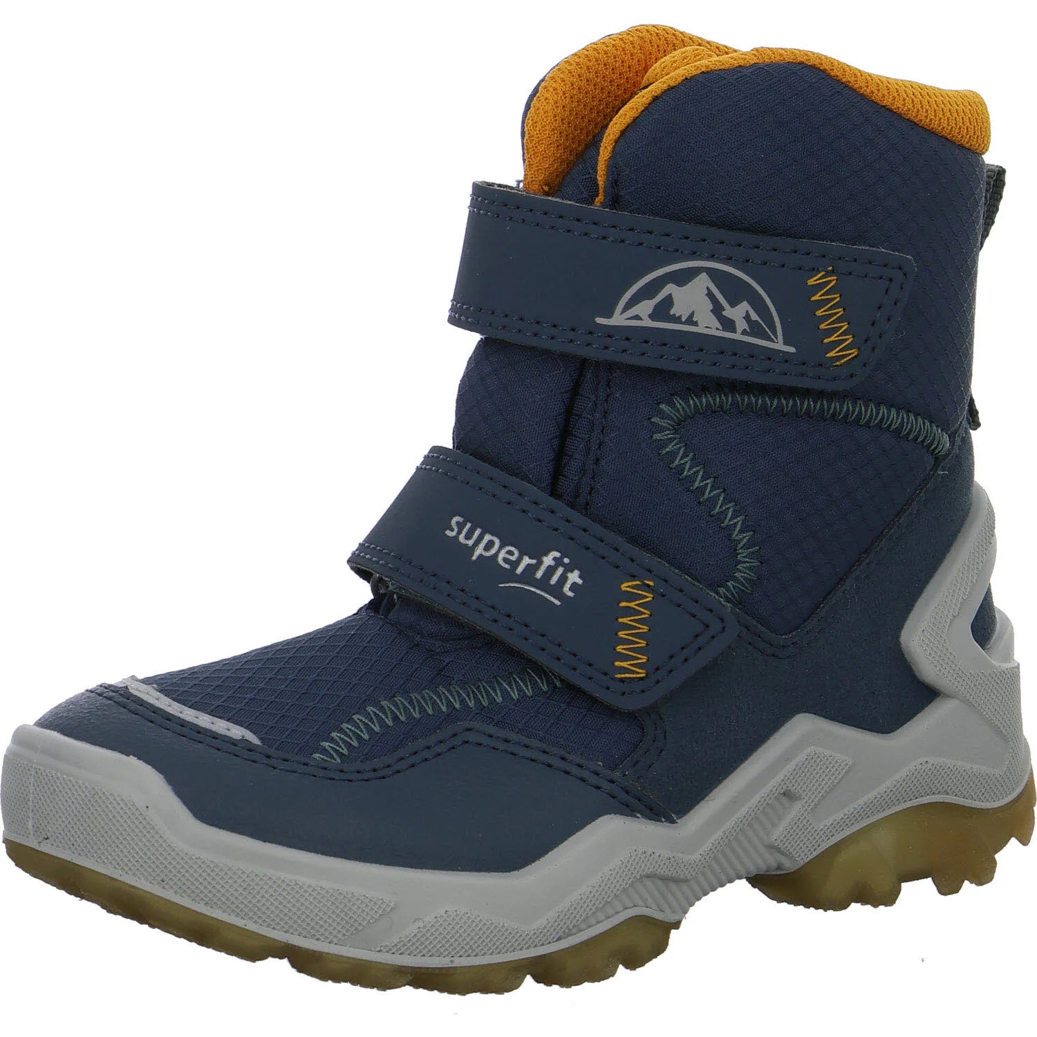 Superfit Kinder Winterstiefel 1-003330-8000 Juptier Ice blau/orange WMS weit