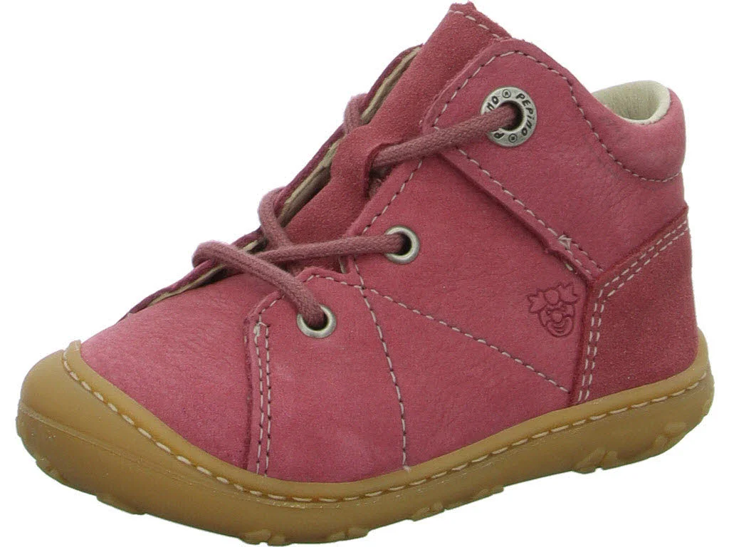 Ricosta Kinder Halbschuhe zum Schnüren 50 1204403/320 Maxi rosewood WMS weit