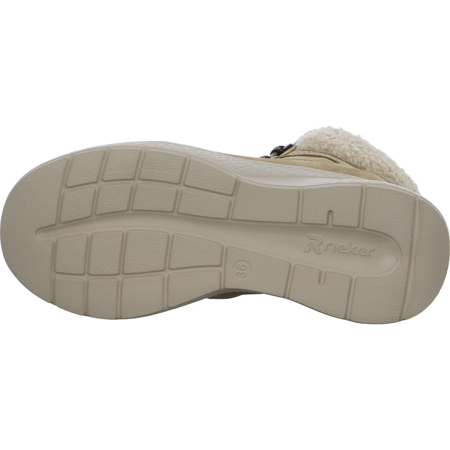 Rieker Damen Schnürstiefel warm M8510-60 M8510 marble/beige F (normal)