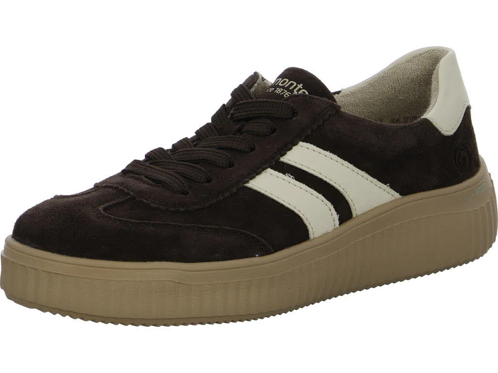 Remonte Damen Schnürschuhe D3E00-25 D3E00 cigarre/cotton H (extra weit)