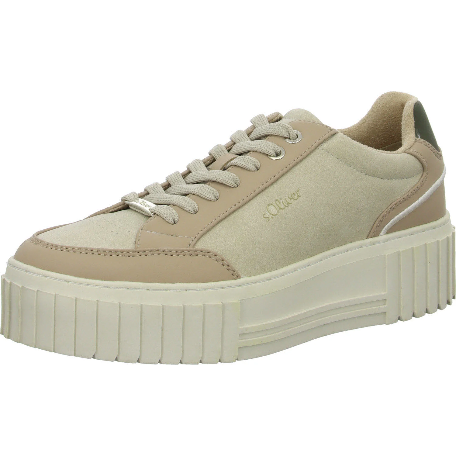s.Oliver Damen Schnürschuhe 5-23662-43/410 5-23662-43 beige comb normal