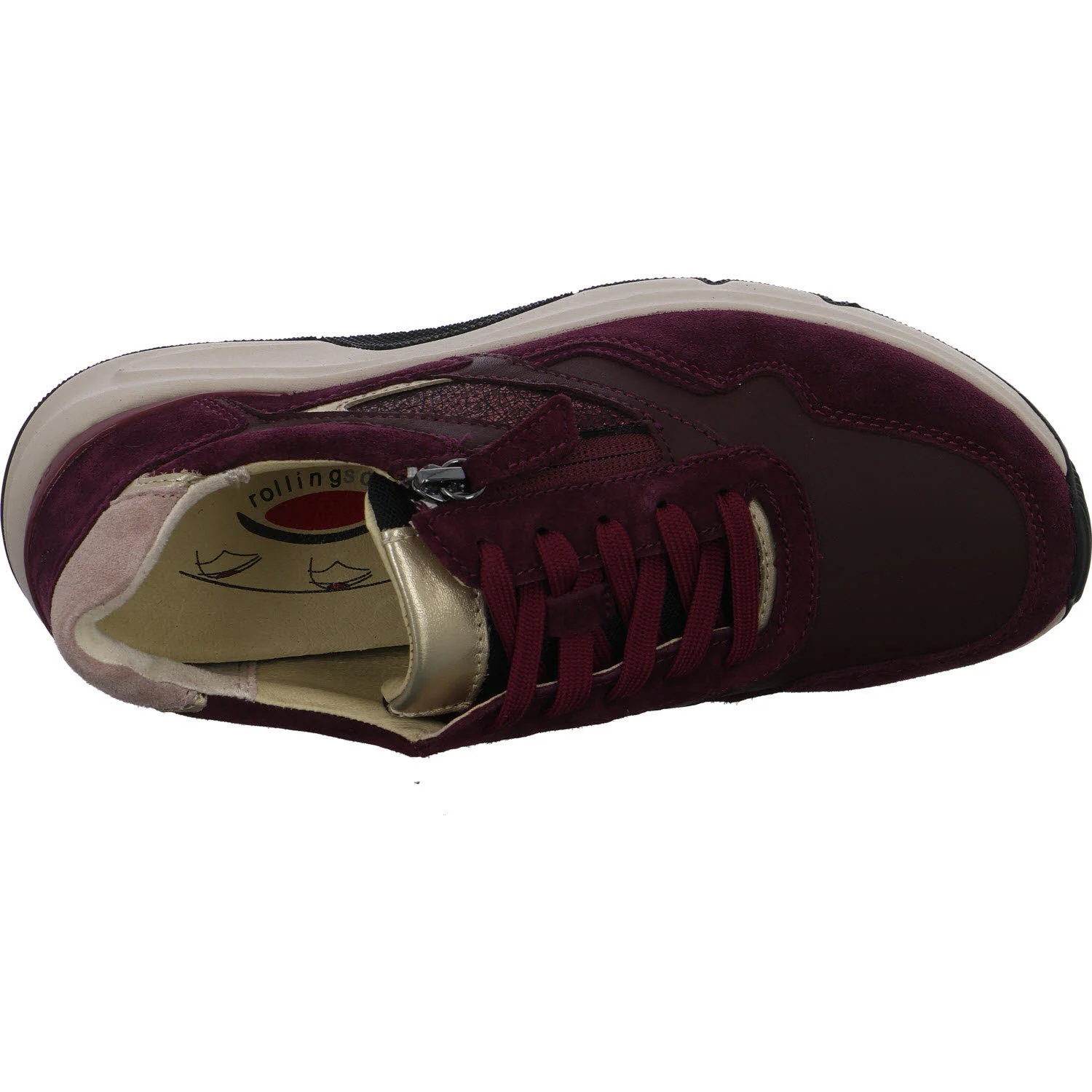 Element 8 von 8 (Bild) – Gabor Rollingsoft Damen Schnürschuhe 0103.01.011 0103.01 merlot kombi G (normal)