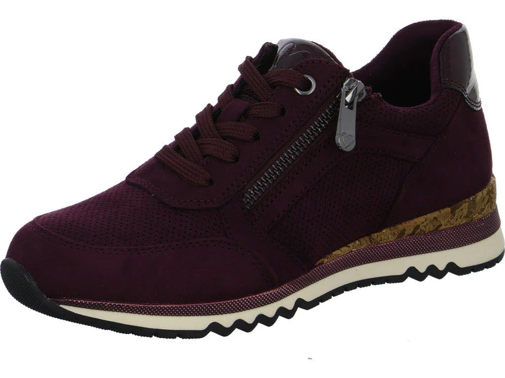 Marco Tozzi Damen Schnürschuhe 2-23781-41/567 2-23781-41 mulberry comb normal