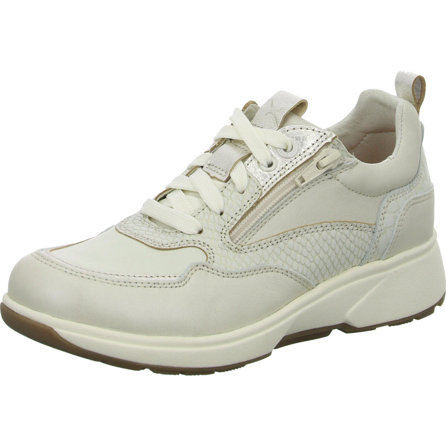 Xsensible Damen Schnürschuhe 30215.3/176-HX Grenoble soft pearl combi HX (weit)
