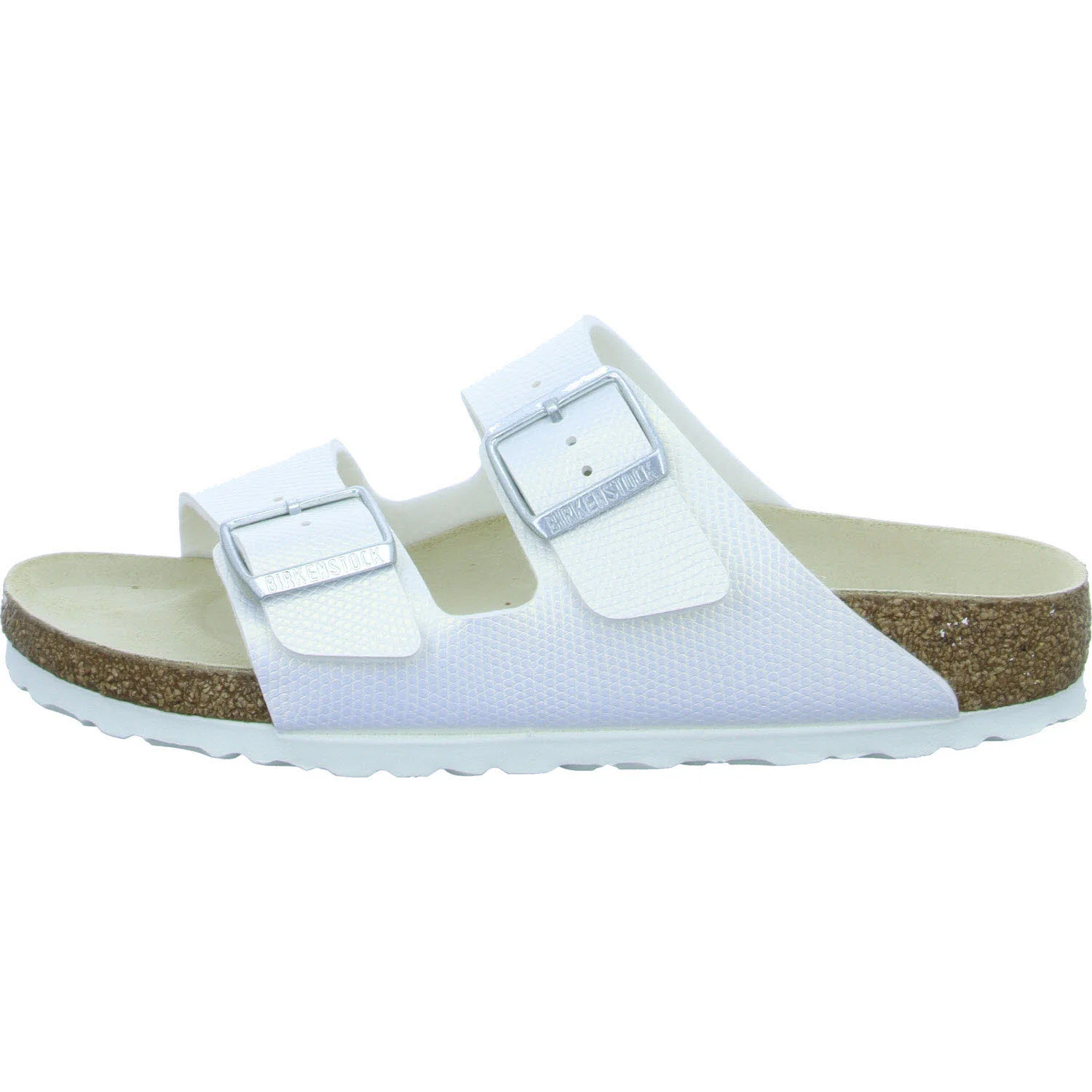 Element 6 von 8 (Bild) – BIRKENSTOCK Pantoletten 1026500 Arizona Birko-Flor shiny lizard white schmal